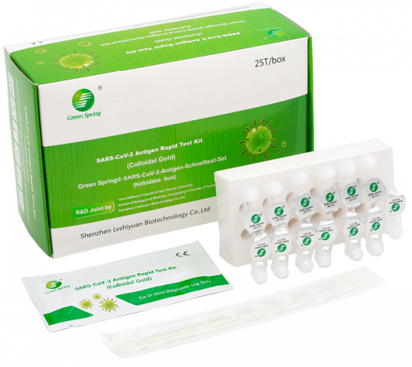 Green Spring® PROFI SARS-CoV-2-Antigen Schnelltest (kolloidales Gold) 4in1 Profitest (25er Pack)